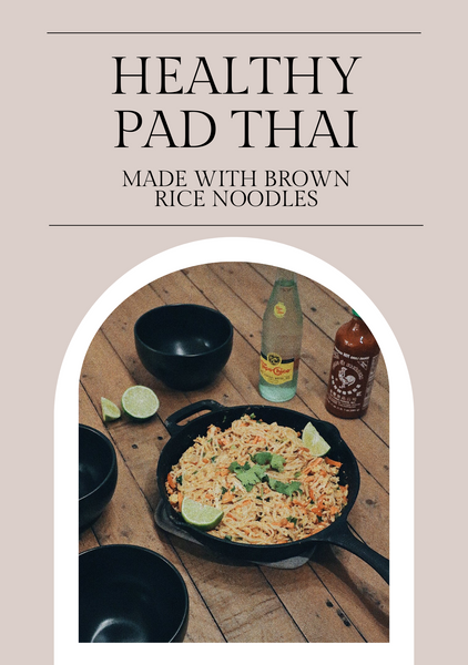 Healthy Pad Thai Recipe With Brown Rice Noodles