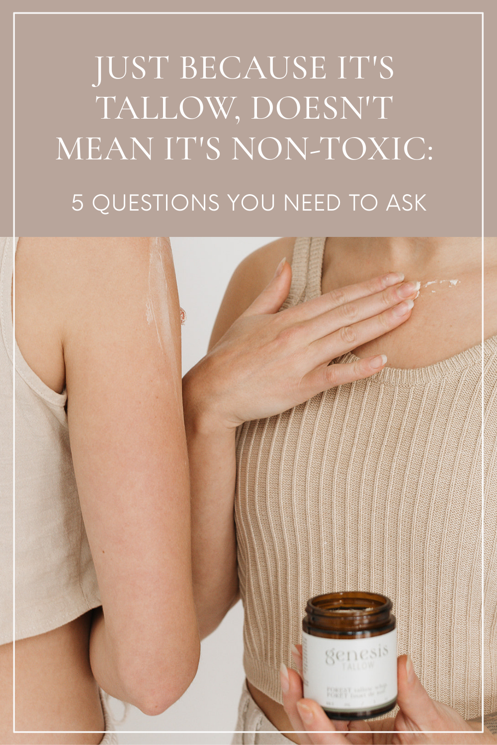 Just because it's Tallow, doesn't mean it's non-toxic: 5 questions you need to ask your tallow supplier