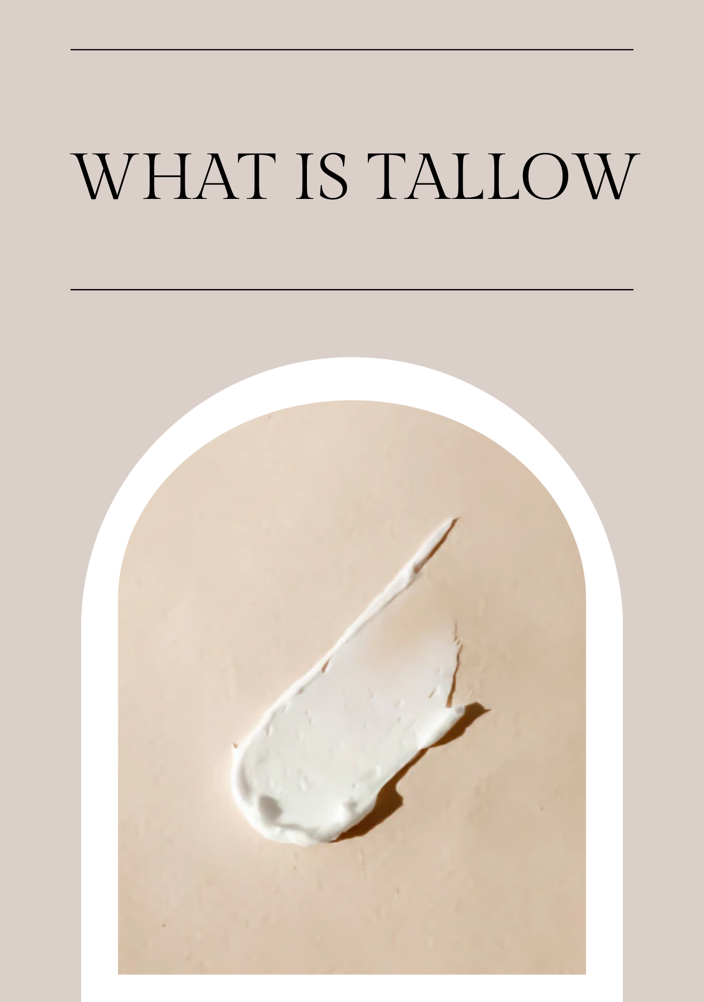 Tallow?
