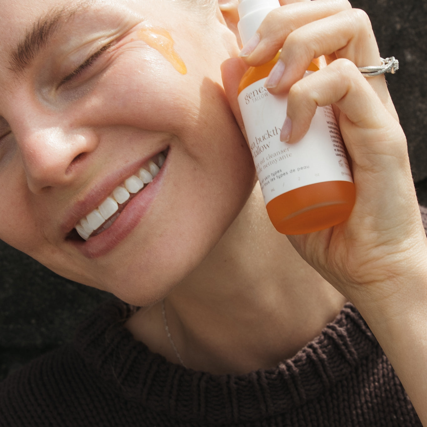 Sea Buckthorn & Tallow Oil Cleanser | Natural Face Cleanser