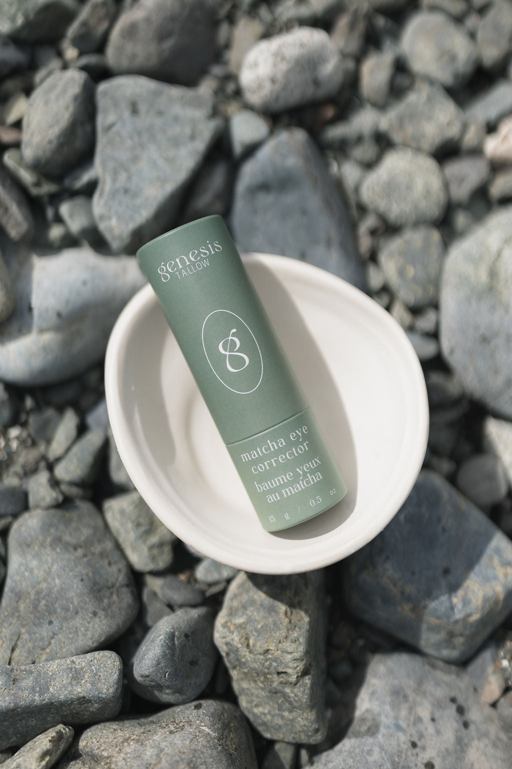 Matcha Corrector Stick for dark circles and puffiness
natural tallow eye balm under eye stick